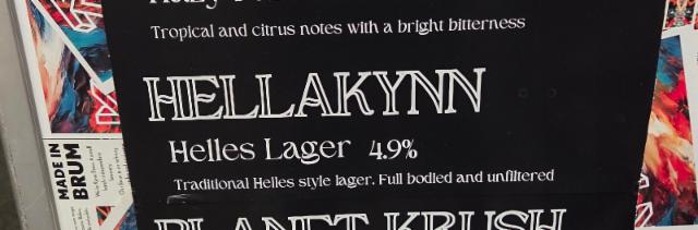 Hellakynn 4.9%, Kynn Brew, England