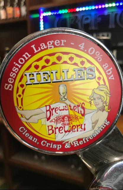 Helles 4.0%, Brewster's Brewery, England