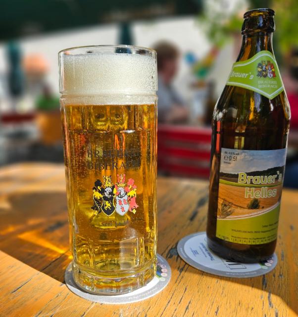 Helles 4.9%, Brauerei biberach, Germany
