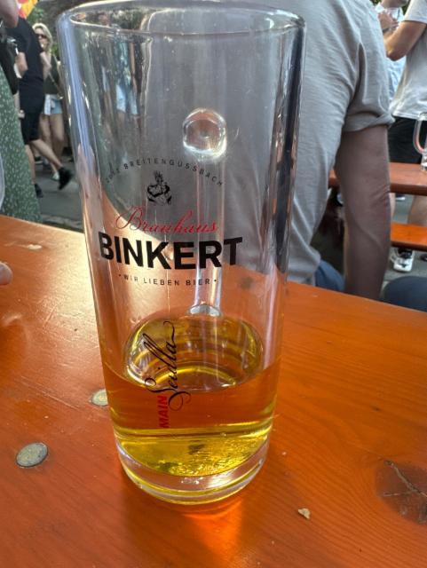 Helles 4.8%, Brauhaus Binkert / Main Seidla, Germany