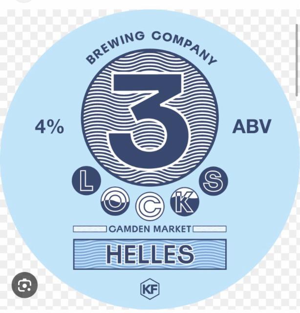 Helles 4.0%, 3 Locks Brewery, England