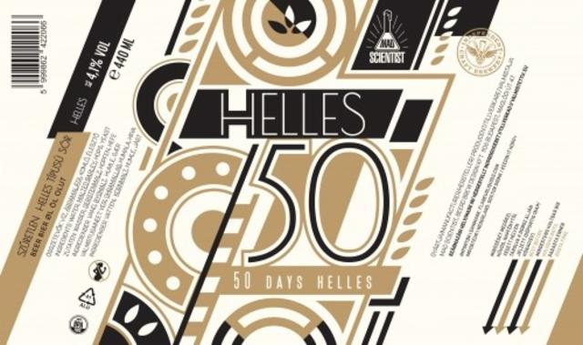 Helles 50 Days 4.1%, Mad Scientist, Hungary