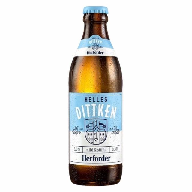 Helles Dittken 5.0%, Herforder Brauerei (Warsteiner), Germany