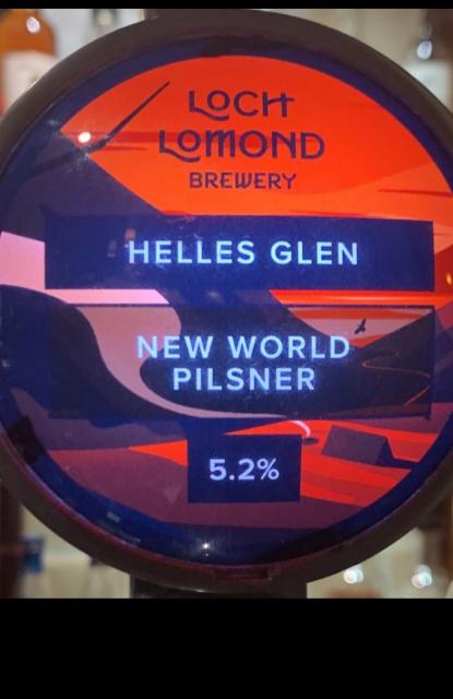 Helles Glen 5.2%, Loch Lomond Brewery, Scotland