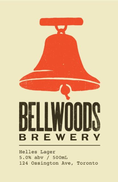 Helles Lager 5.0%, Bellwoods Brewery, Canada