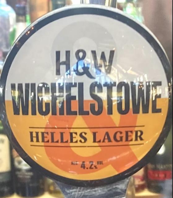 H&W Wichelstowe Helles Lager 4.2%, Badger Brewery (Hall & Woodhouse), England