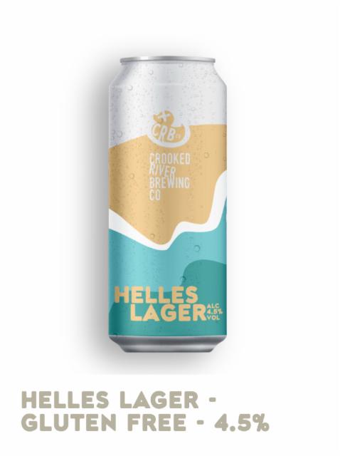 Helles Lager 4.5%, Crooked River Brewing Co., England