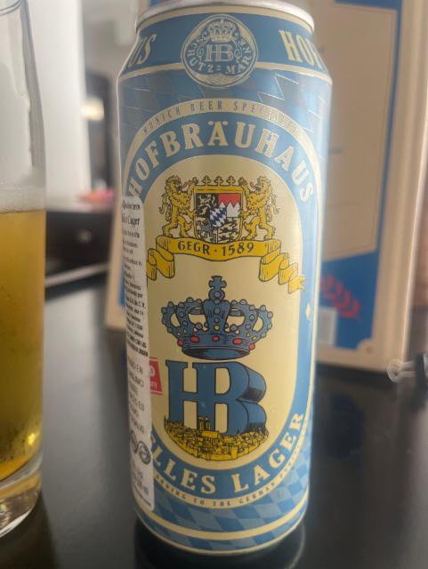 Helles Lager 4.9%, Staatliches Hofbräuhaus München, Germany
