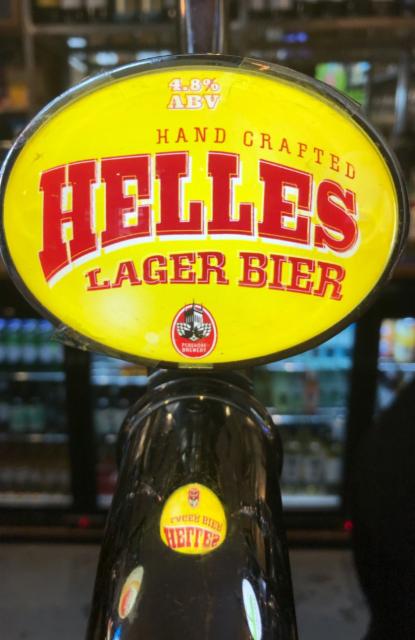Helles Lager Bier 4.8%, Pershore Brewery, England