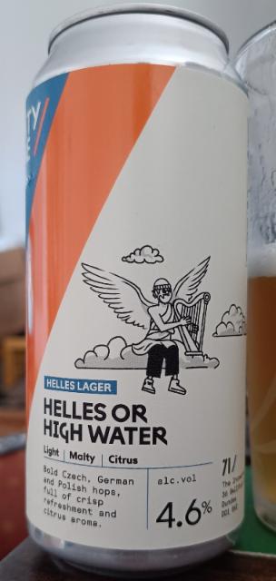 helles or high water 4.6%, 71 Brewing, Scotland