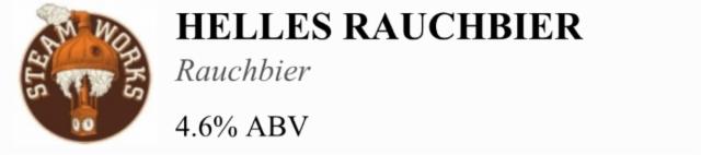 Helles Rauchbier 4.6%, Steamworks Brewing Company, Canada