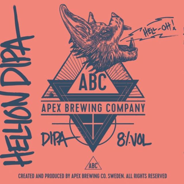 Hellion DIPA 8.0%, Apex Brewing Company, Sweden