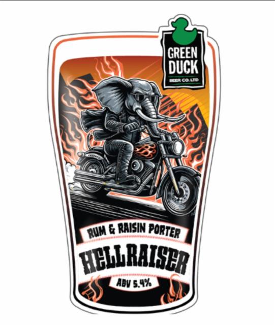 Hellraiser 5.4%, Green Duck Beer Co., England