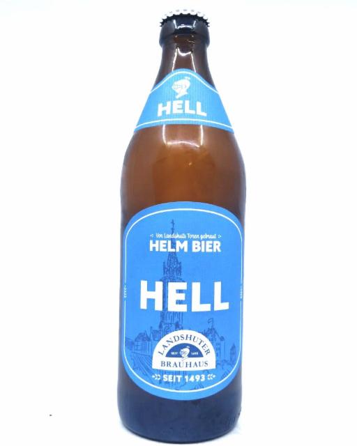 Helm Bier Hell 4.9%, Landshuter Brauhaus Ag, Germany