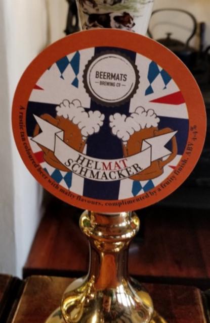 Helmat Schmacker 4.4%, Beermats Brewing Co, England