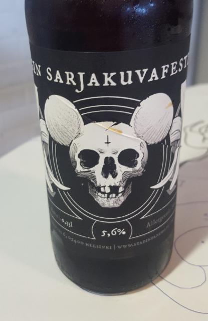 Helsingin Sarjakuvafestivaaliolut 5.6%, Stadin Panimo, Finland