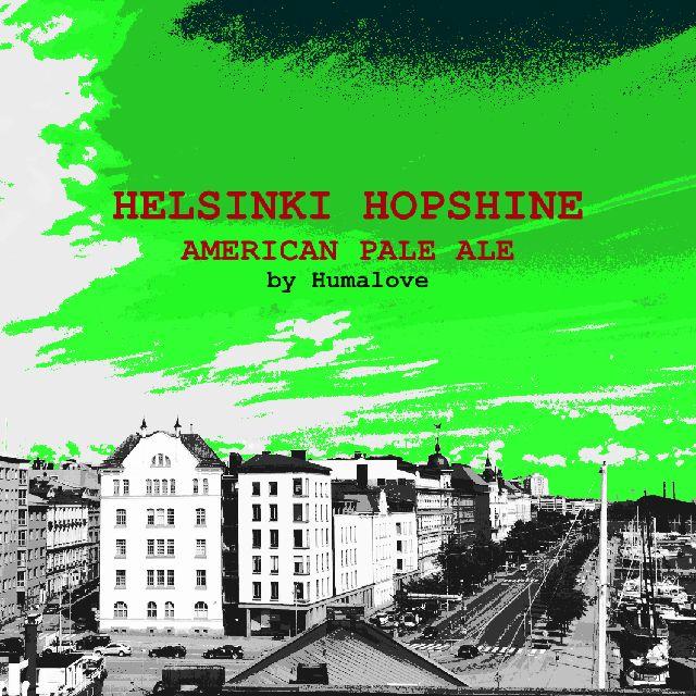 Helsinki Hopshine 4.5%, Humalove Brewing, Finland