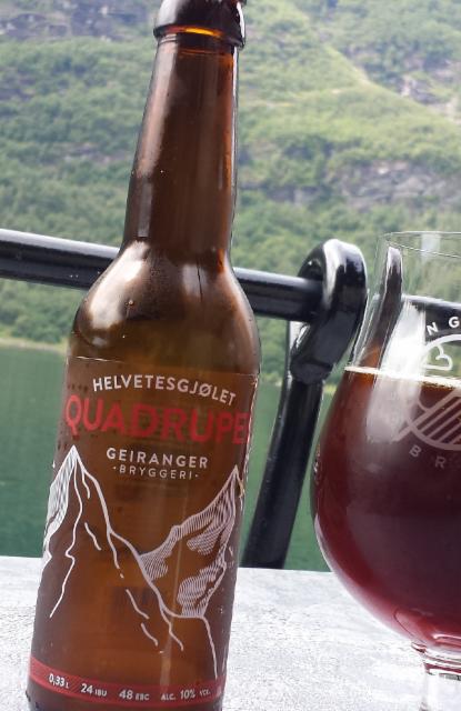 HELVETESGJØLET Quadrupel 10.0%, Geiranger Bryggeri, Norway