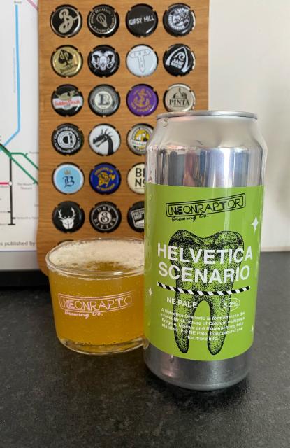 Helvetica Scenario 5.2%, Neon Raptor Brewing Co., England