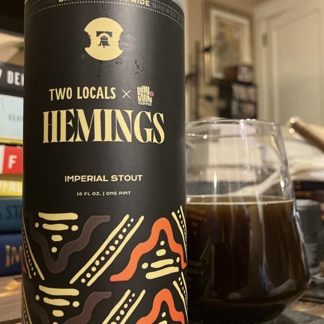 hemings 9.5%, Two Locals Brewing Company, United States
