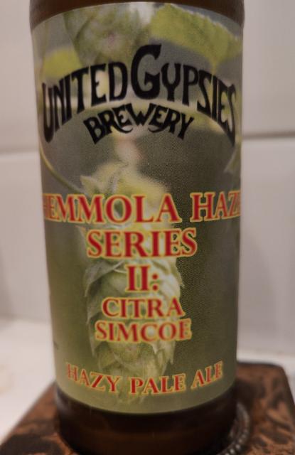 Hemmola Haze Series II: Citra, Simcoe 5.5%, United Gypsies (UG) Brewery, Finland