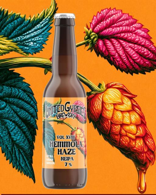 Hemmola Haze Series Vol. XVIII: Citra, Krush, Simcoe 7.0%, United Gypsies (UG) Brewery, Finland