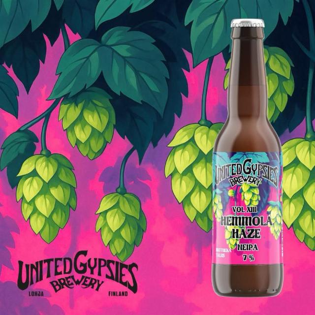 Hemmola Haze Series XIII: Motueka & Talus 7.0%, United Gypsies (UG) Brewery, Finland