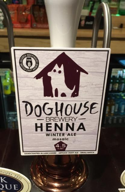 Henna 4.5%, Dog House Brewery, England