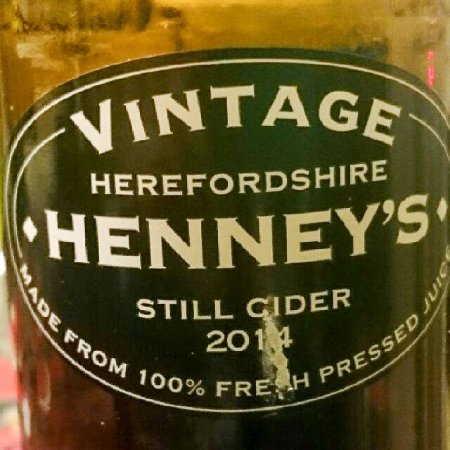 Henney's Vintage Still Cider 2014 6.5%, Henney's, England