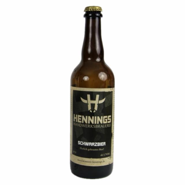 Hennings Schwarzbier 5.7%, Hennings Handwerksbrauerei, Germany