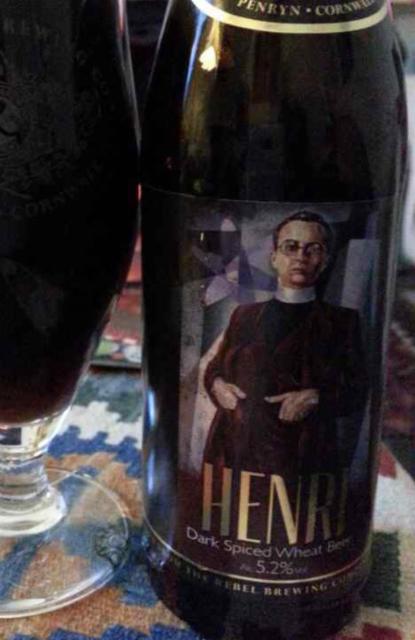 Henri 5.2%, The Rebel Brewing Company, England