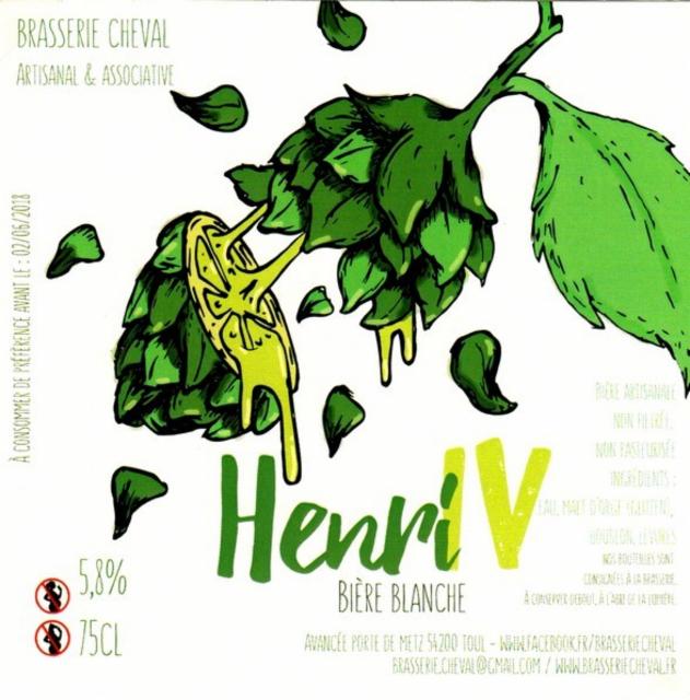 HenriIV 6.0%, Brasserie Cheval, France
