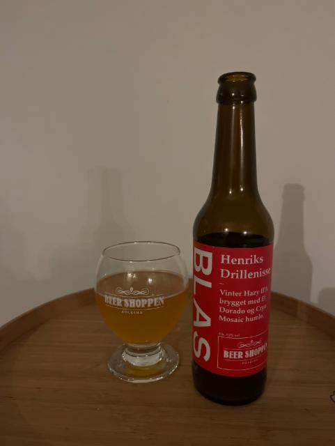 Henriks Drillenisse 7.2%, Blas, Denmark