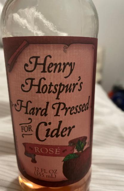 Henry Hotspur's Hard Pressed Cider 5.5%, Trader Joe's (Steinhaus Brewing / JosephsBrau), United States