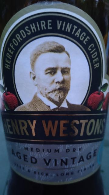 Henry Westons Aged Vintage Medium Dry 2023, Westons Cider
