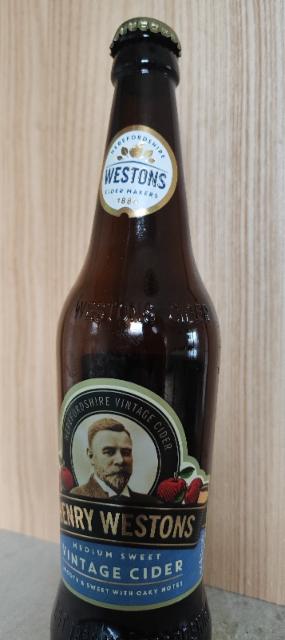 Henry Westons Medium sweet vintage 2024, Westons Cider