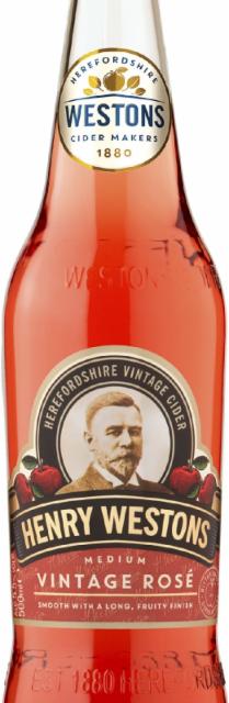 Henry Westons Medium Vintage Rose 2024, Westons Cider