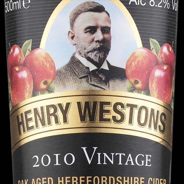 Henry Westons 2010 Vintage Cider 8.2%, Westons Cider, England