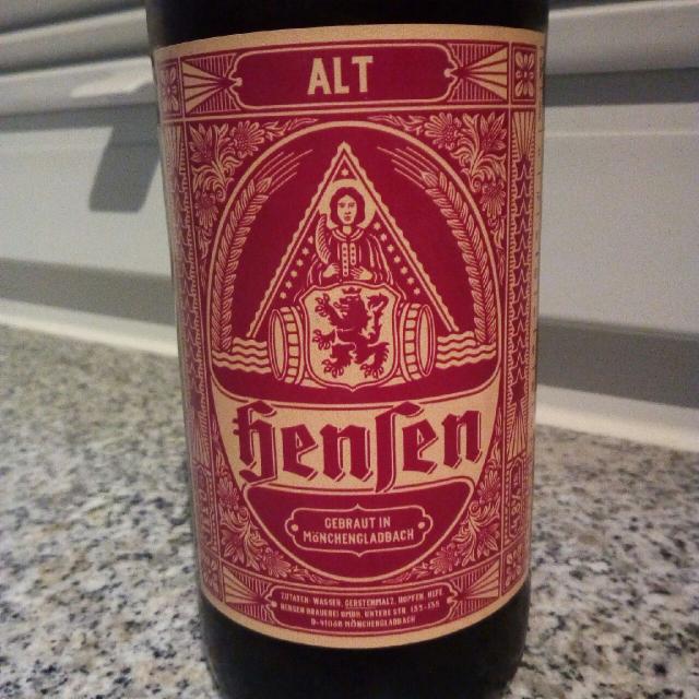 Hensen Alt 4.8%, Hensen Brauerei, Germany