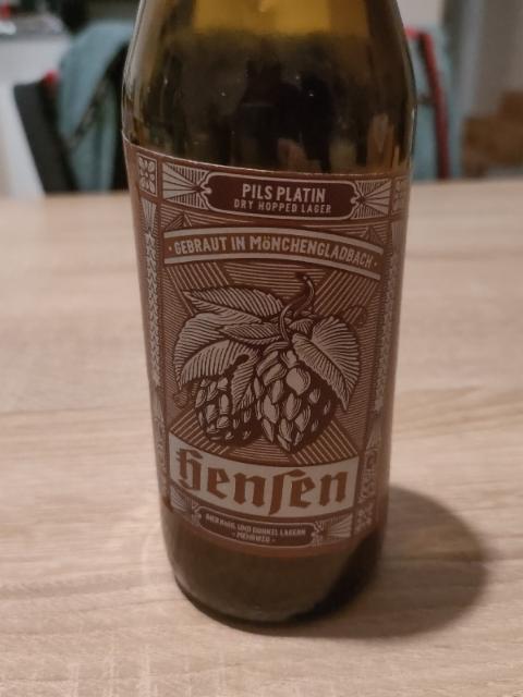 Hensen Pils Platin 5.5%, Hensen Brauerei, Germany