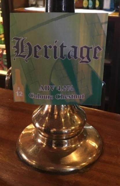 Heritage 4.2%, Three Castles Brewery, England