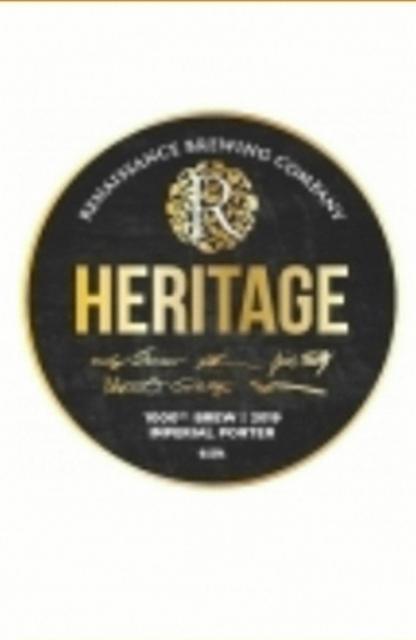 Heritage 9.5%, Renaissance Brewing Company, New Zealand