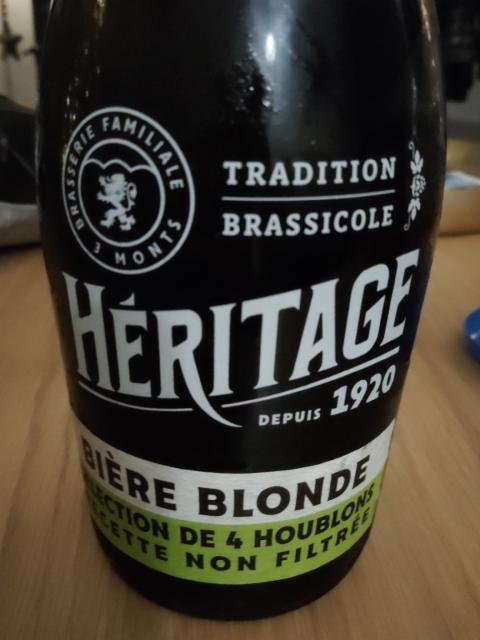 heritage blonde 4 houblons, 3 Monts (Saint Sylvestre)