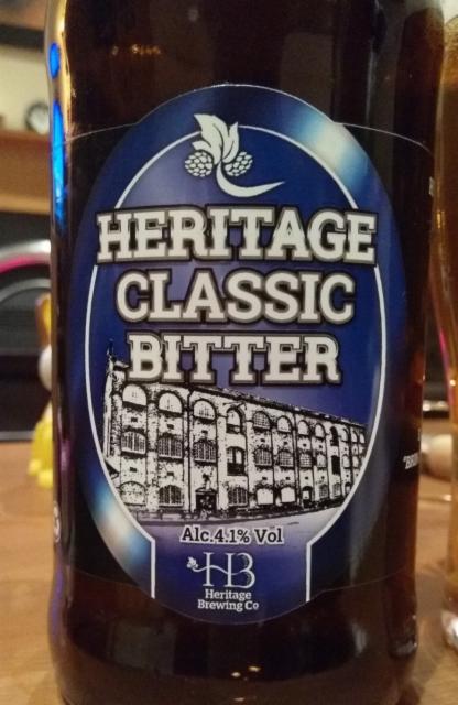 Heritage Classic Bitter 4.1%, Heritage Brewing Co. (England), England