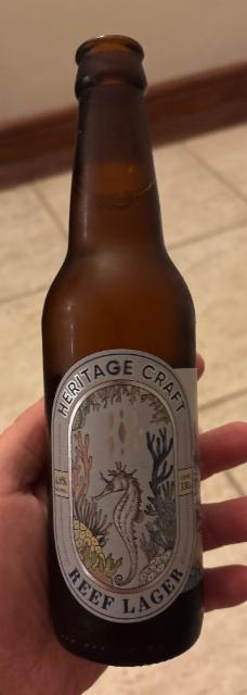 Heritage Craft Reef Lager, Oxenham Craft Brewery