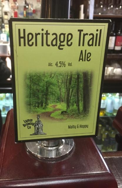 Heritage Trail Ale 4.5%, Lymm Brewing Company, England