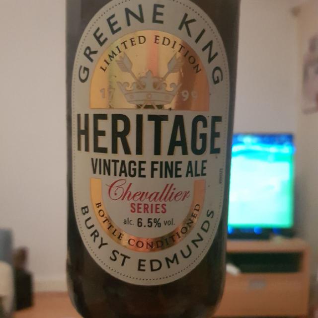 Heritage Vintage Fine Ale 6.5%, Greene King, England