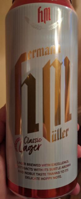 Hermann Müller Classic Lager 4.0%, Van Pur S.A, Poland