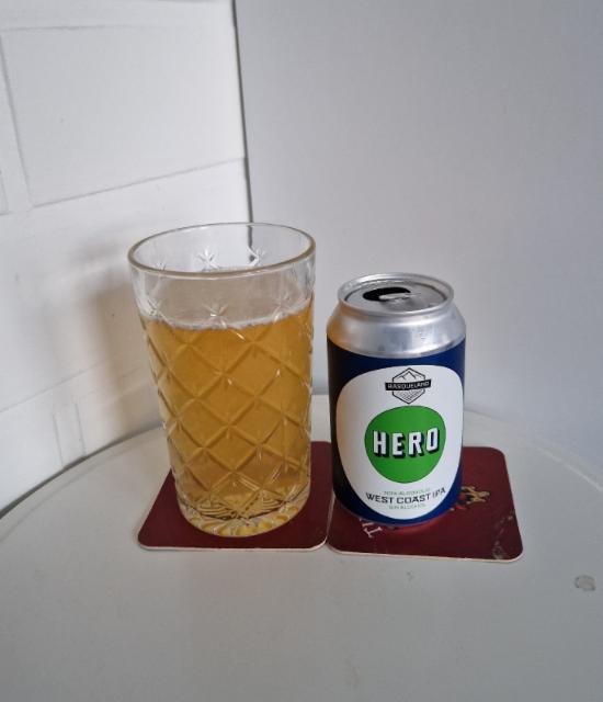 hero west coast ipa 0.5%, Basqueland Brewing, Spain