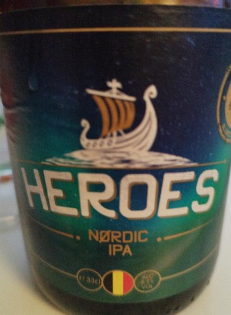 heroes nordic ipa 6.5%, Heroes Amazing beer, Belgium